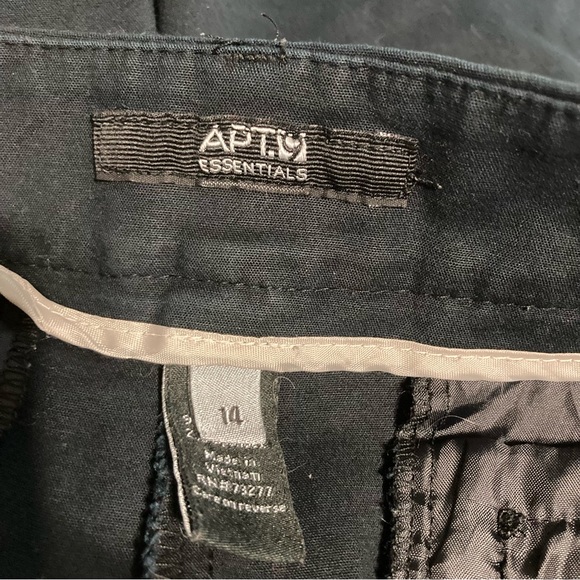 APT 9 Essentials Black Bermuda Shorts Womens Plus Size 14 - Picture 10 of 13